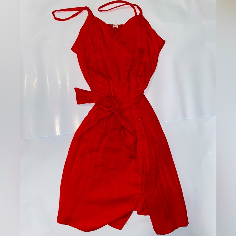 Oysho Medium Red Mini Dress Women’s